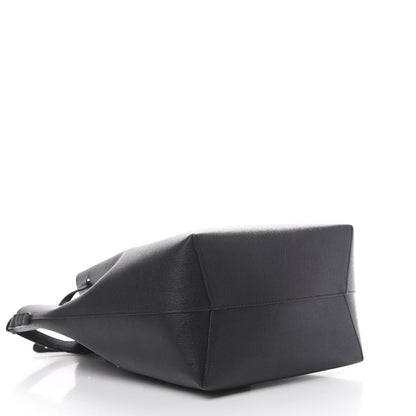 Mansur Gavriel Saffiano Bucket Bag Black Royal 4 of 16