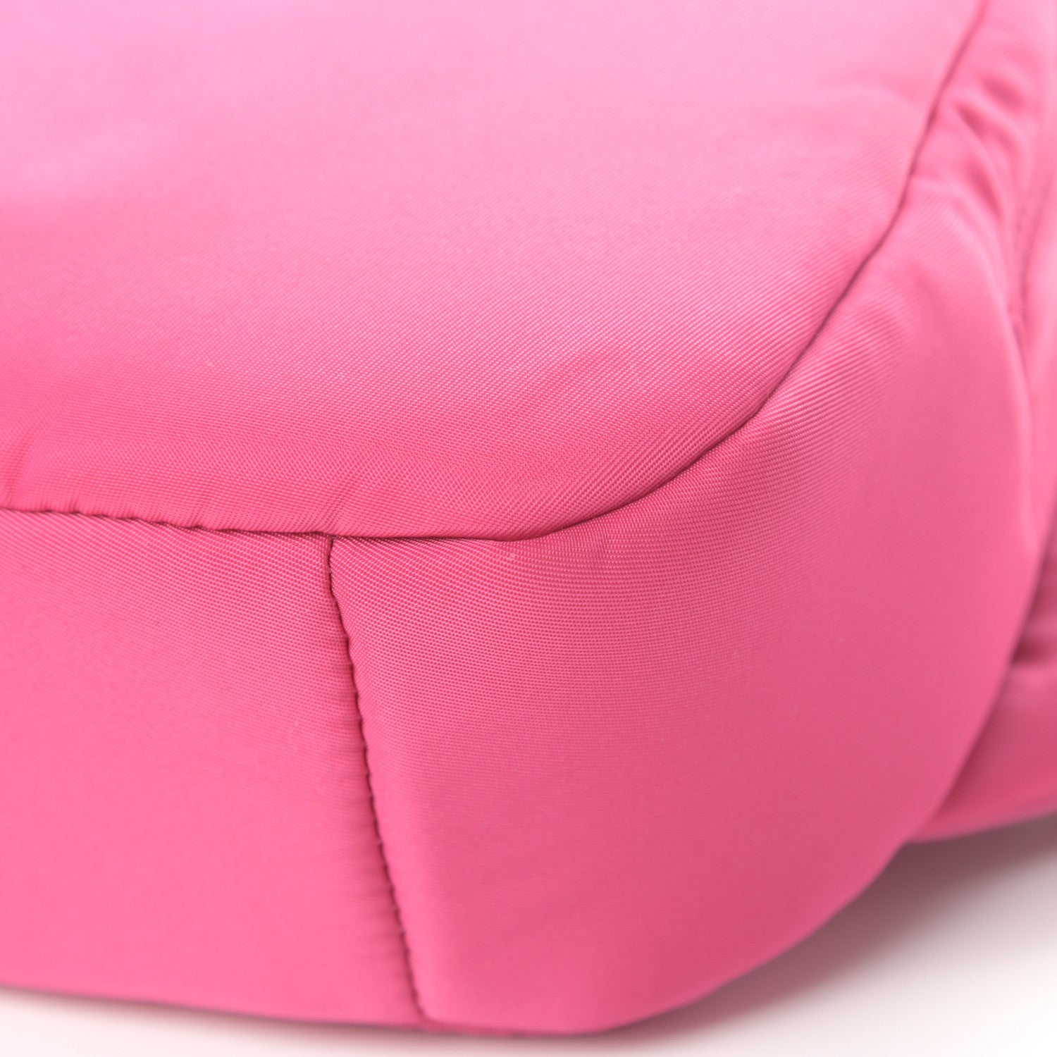 Prada Tessuto Nylon Soft Padded Belt Bag Fuxia 12 of 12