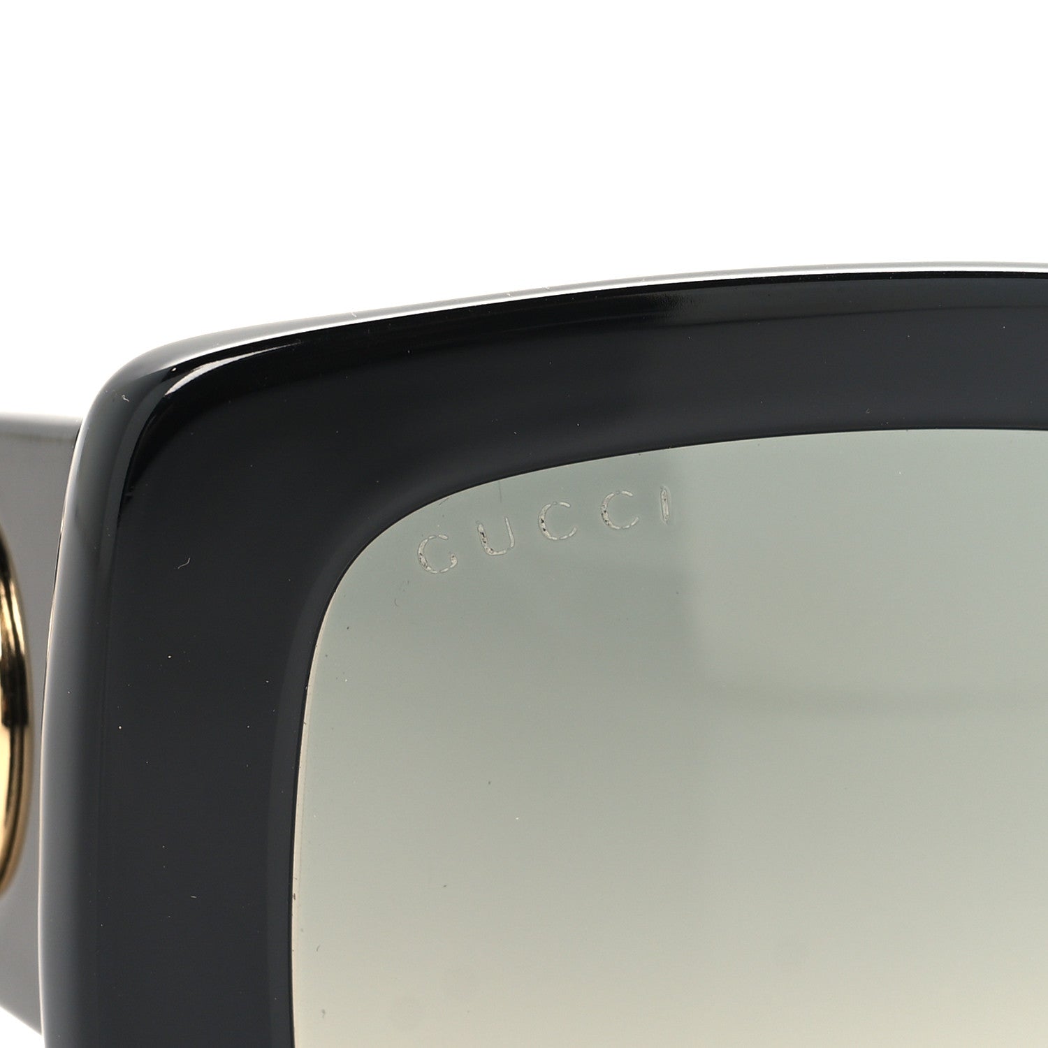 Gucci Acetate Square Frame Sunglasses GG0141S Black 7 of 8