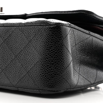 Chanel Caviar Quilted Medium Double Flap Black 10 of 11