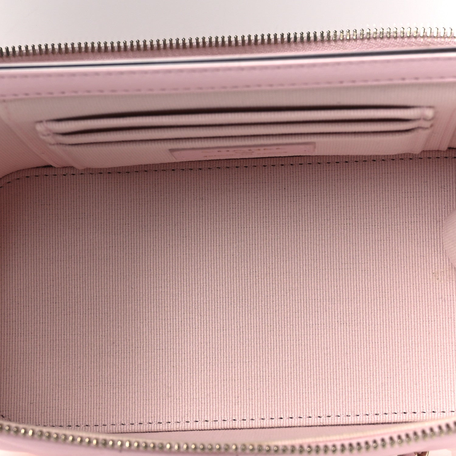 Chanel Lambskin Quilted Small Top Handle Vanity Case With Chain Light Pink 5 of 12