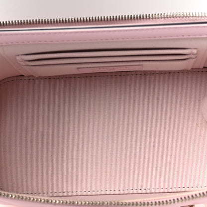 Chanel Lambskin Quilted Small Top Handle Vanity Case With Chain Light Pink 5 of 12