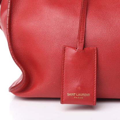 Saint Laurent Calfskin Medium Classic Y Cabas Red 11 of 15