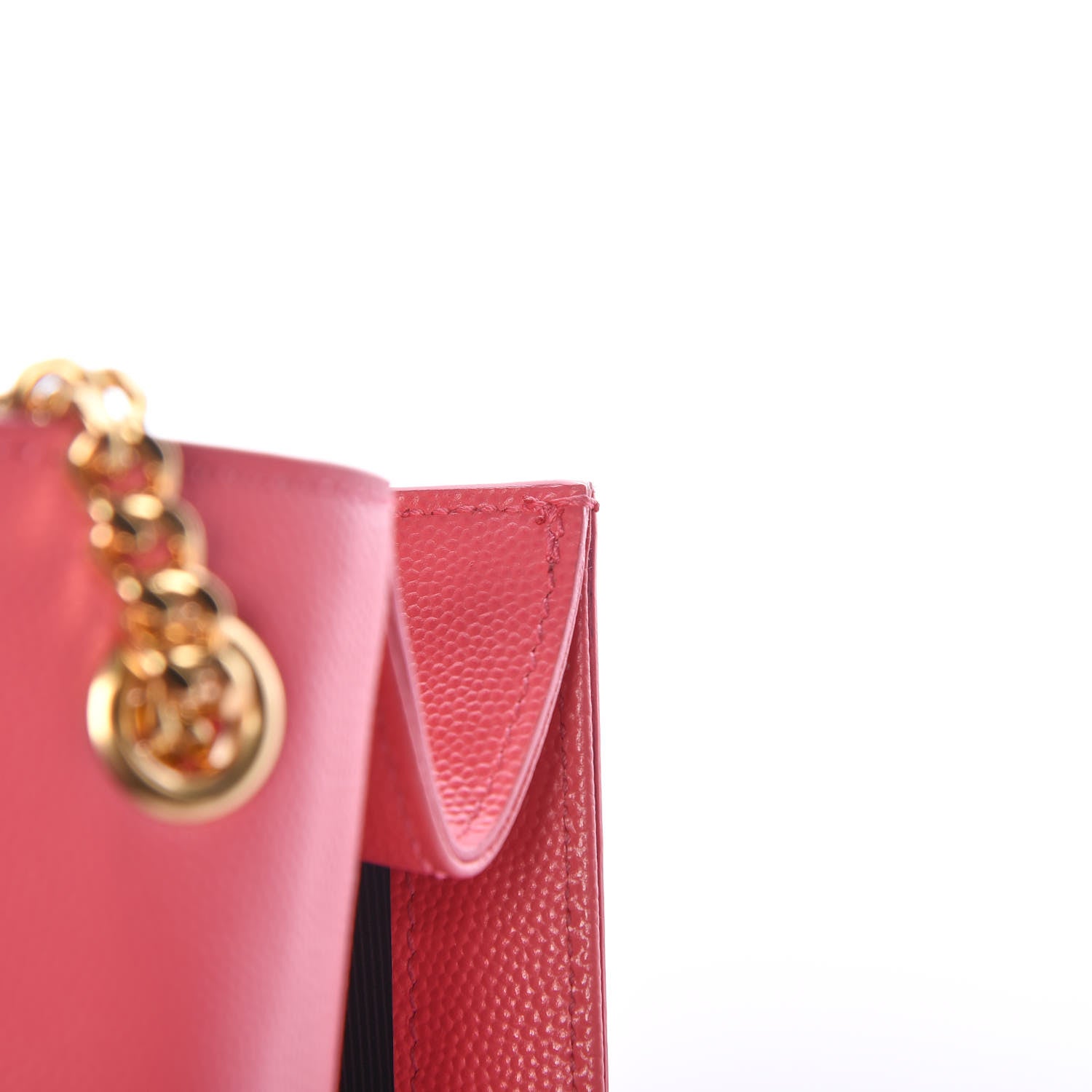Saint Laurent Grain De Poudre Small Monogram Kate Satchel Rose Clair 9 of 12