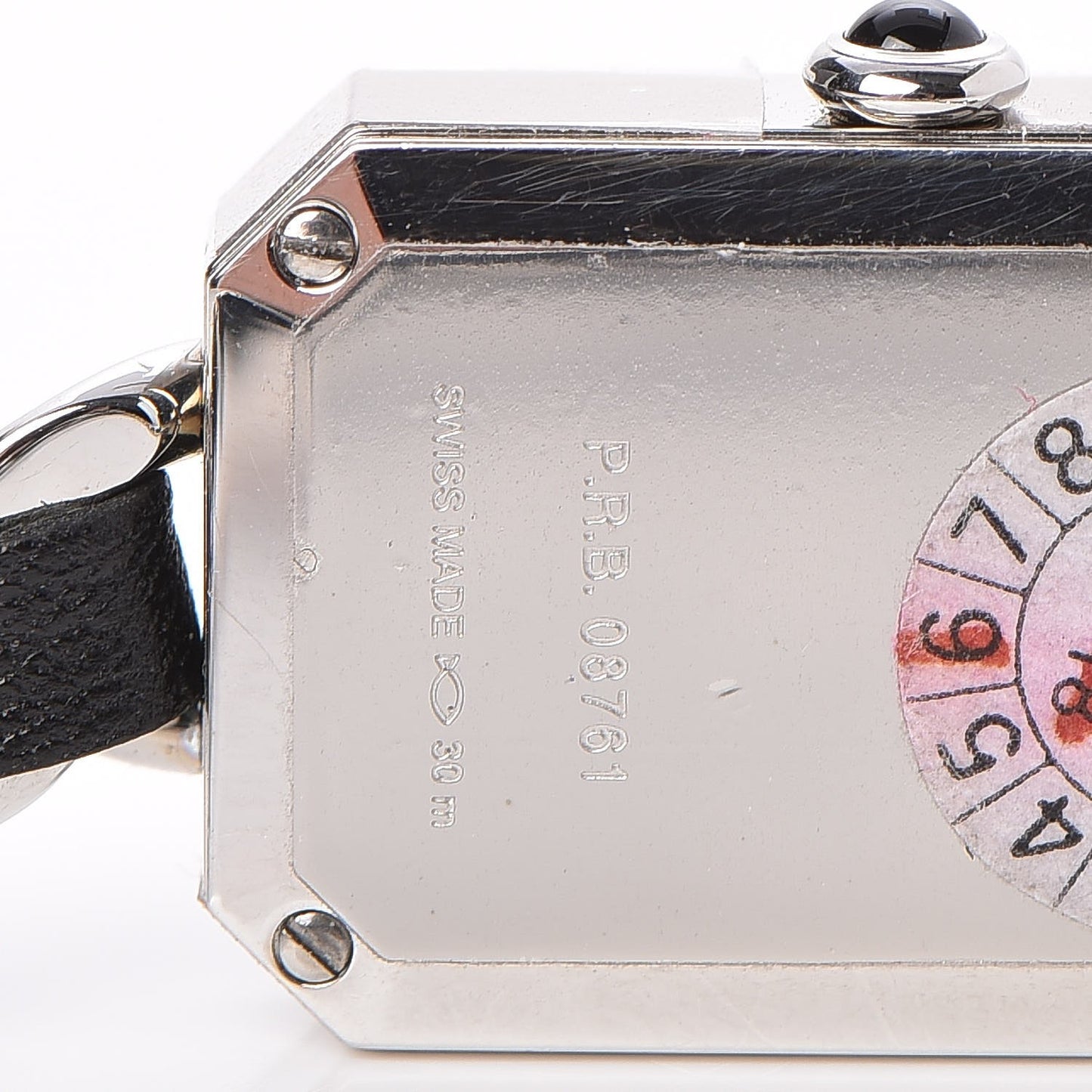 Stainless Steel Lambskin 16mm Premiere Rock Triple Row Quartz Watch Black