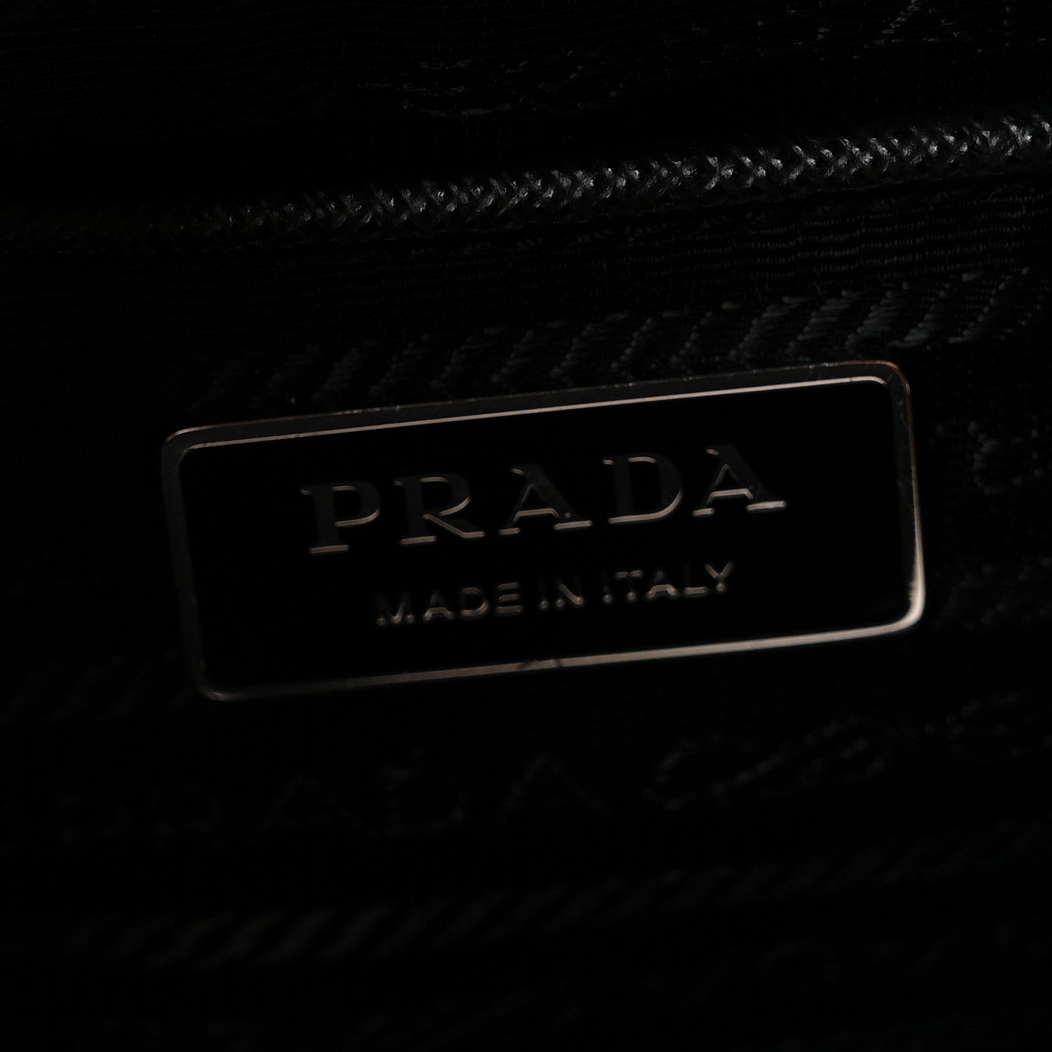 Prada Re-Nylon Saffiano Logo Double Buckle Backpack Black 6 of 9