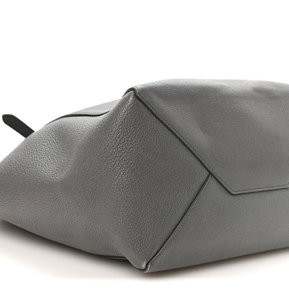 Celine Soft Grained Calfskin Medium Belt Cabas Phantom Grey 9 of 11