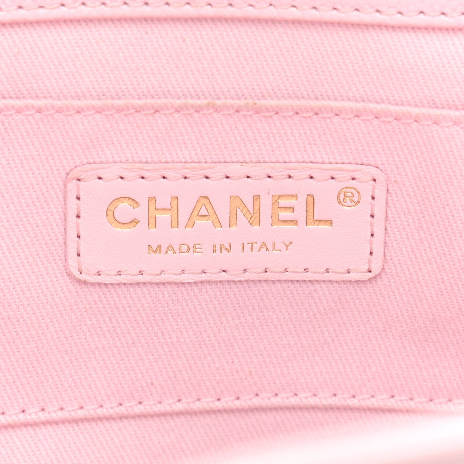 Chanel Caviar Quilted CC Pocket Bucket Bag Light Pink 6 of 16