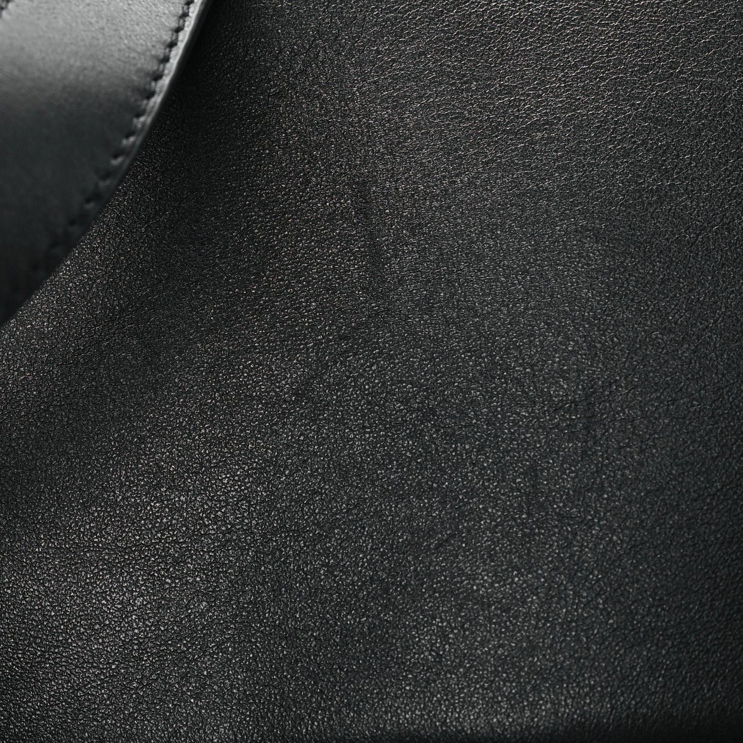 Shiny Calfskin Puzzle Fold Duffle Black