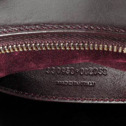 Saint Laurent Calfskin Classic Baby Duffle Wine 8 of 10