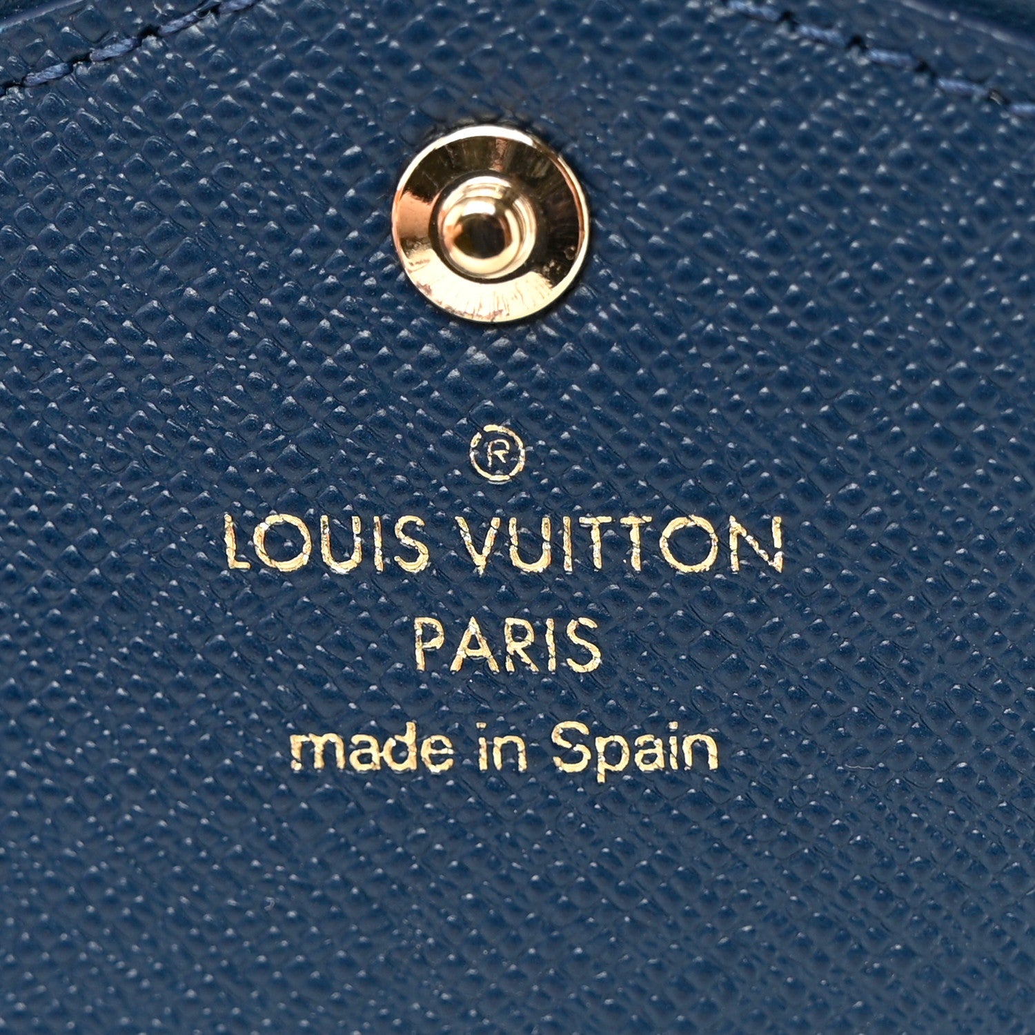 Louis Vuitton Monogram Jacquard Denim Sarah Wallet Bleu 6 of 7