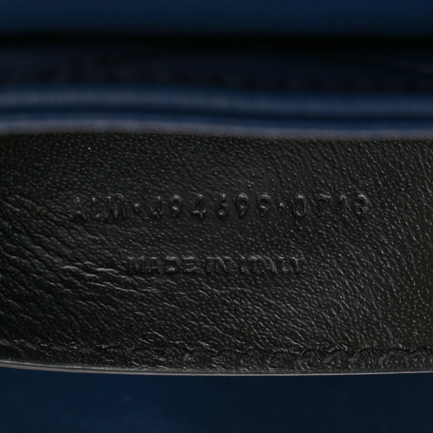 Saint Laurent Calfskin Y Quilted Monogram Small Loulou Chain Satchel Denim Blue 8 of 16