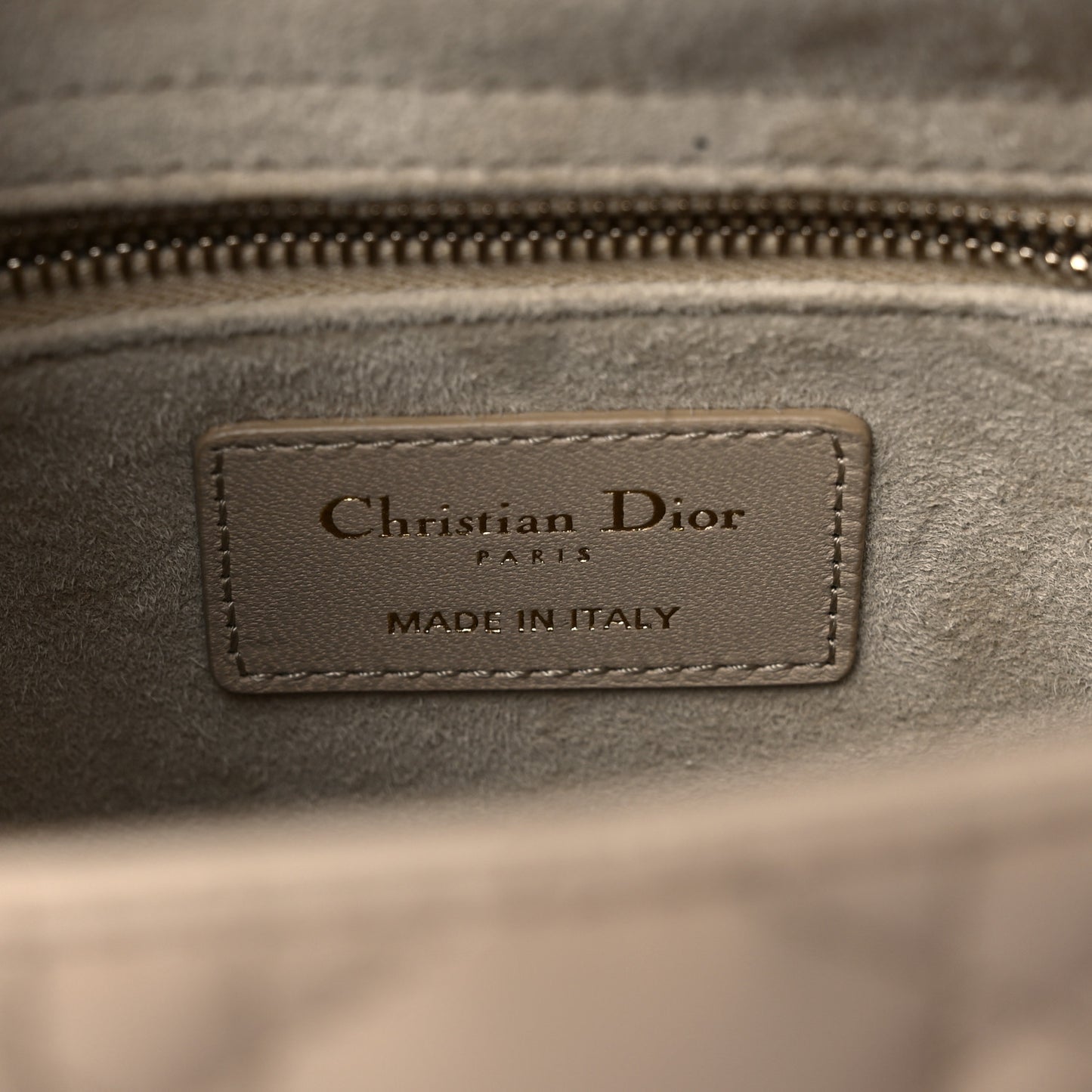 Lambskin Cannage Small My ABC Lady Dior Beige