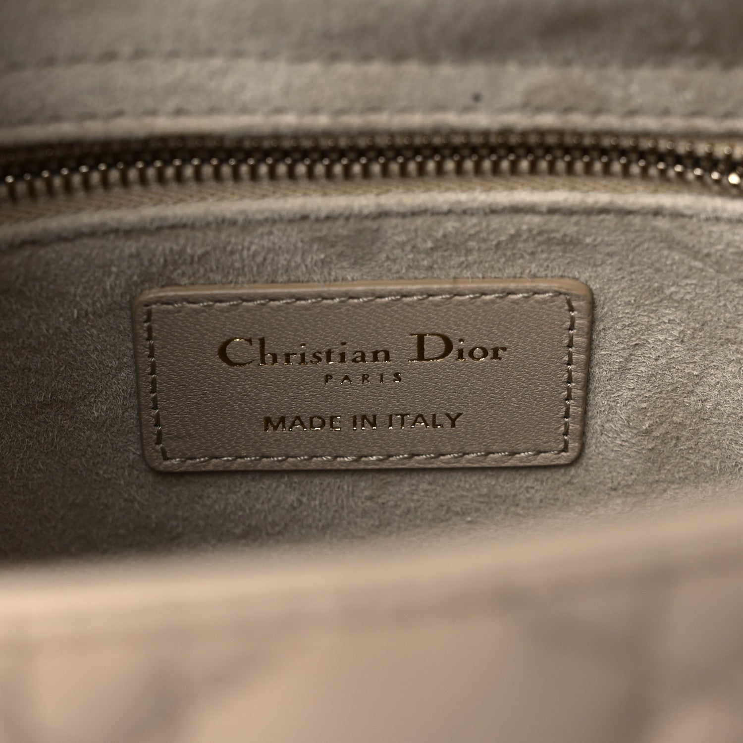 Christian Dior Lambskin Cannage Small My ABC Lady Dior Beige 6 of 9