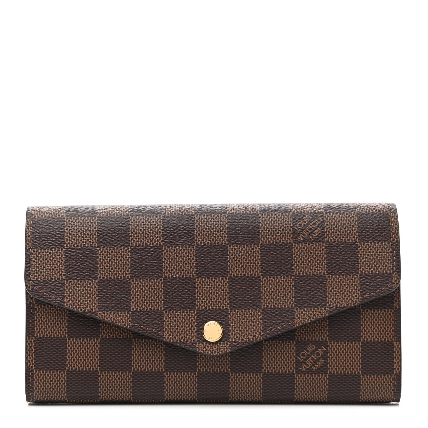 Louis Vuitton Damier Ebene Sarah Wallet NM 1 of 6