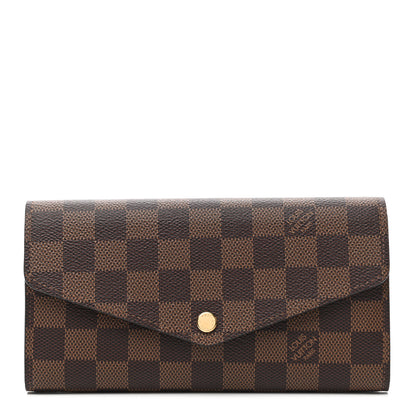 Louis Vuitton Damier Ebene Sarah Wallet NM 1 of 6
