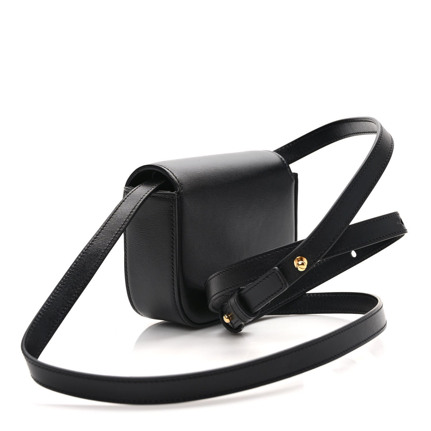 Celine Shiny Calfskin Mini Triomphe Black 3 of 10