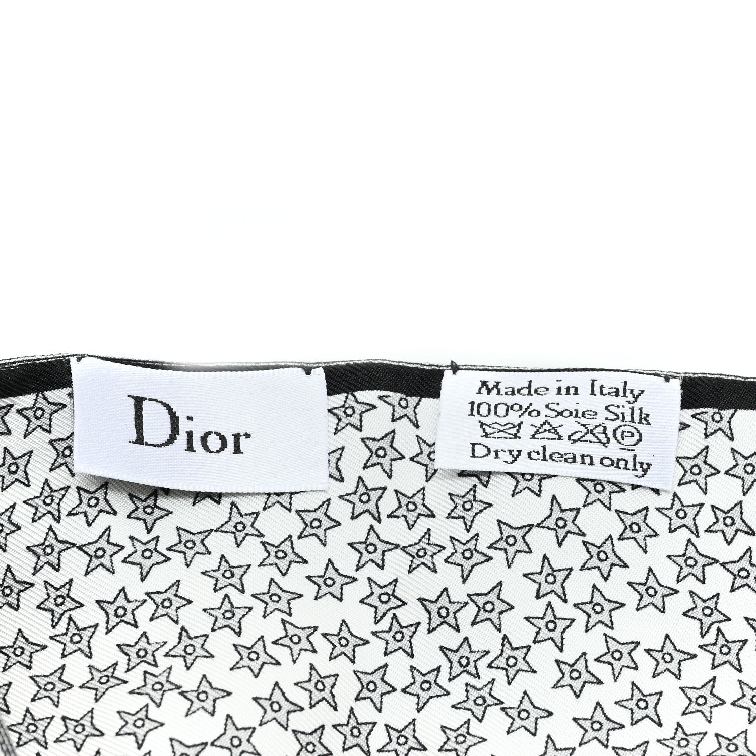 Christian Dior Silk La Luna Mitzah Scarf White Multicolor 3 of 3