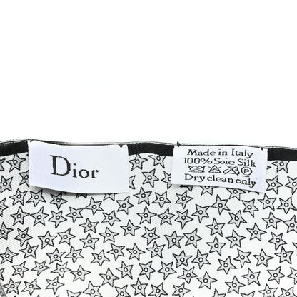Christian Dior Silk La Luna Mitzah Scarf White Multicolor 3 of 3