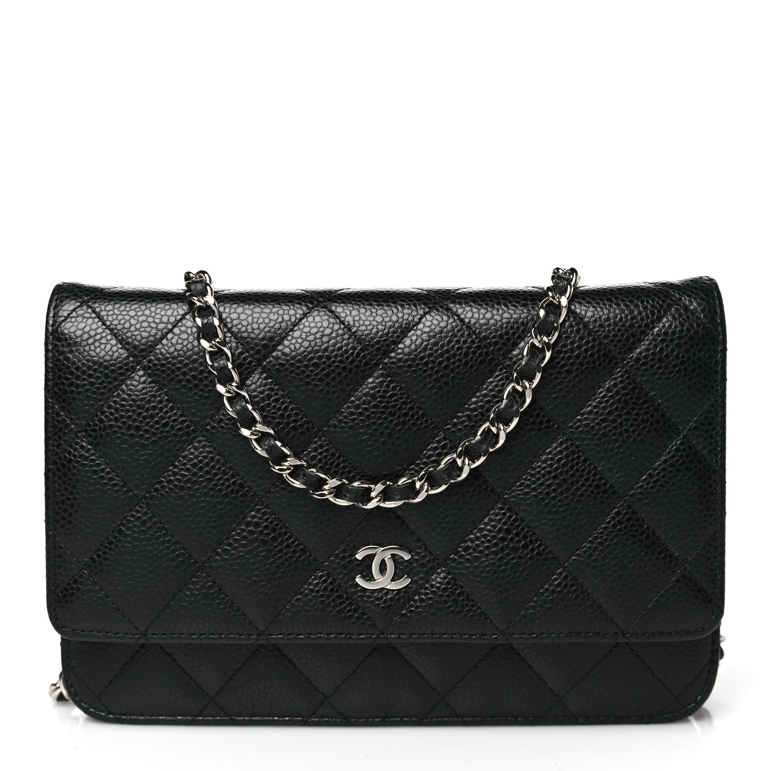 Chanel Caviar Quilted Wallet On Chain WOC Black 1 of 11