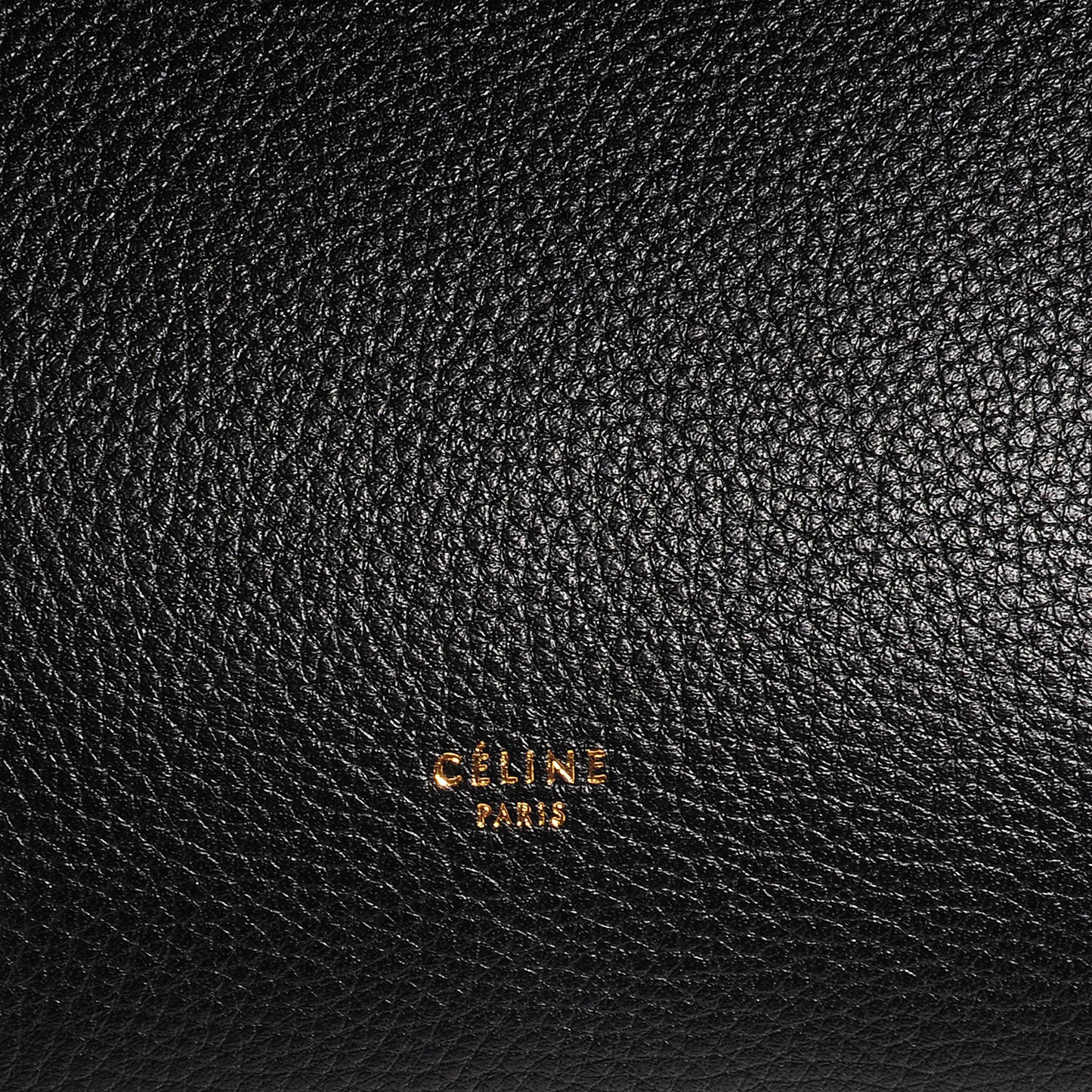 Drummed Calfskin Small Belt Bag Black
