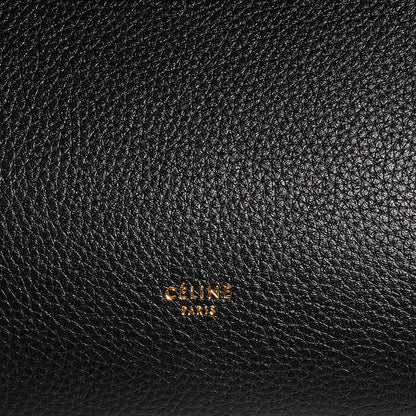 Celine Drummed Calfskin Small Belt Bag Black 9 of 10