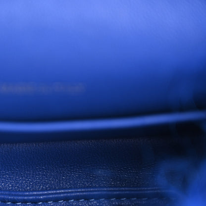 Chanel Shearling Lambskin CC Hook Card Holder Blue 5 of 9