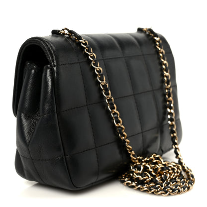 Chanel Lambskin Quilted Mini Chocolate Bar Flap Black 3 of 10