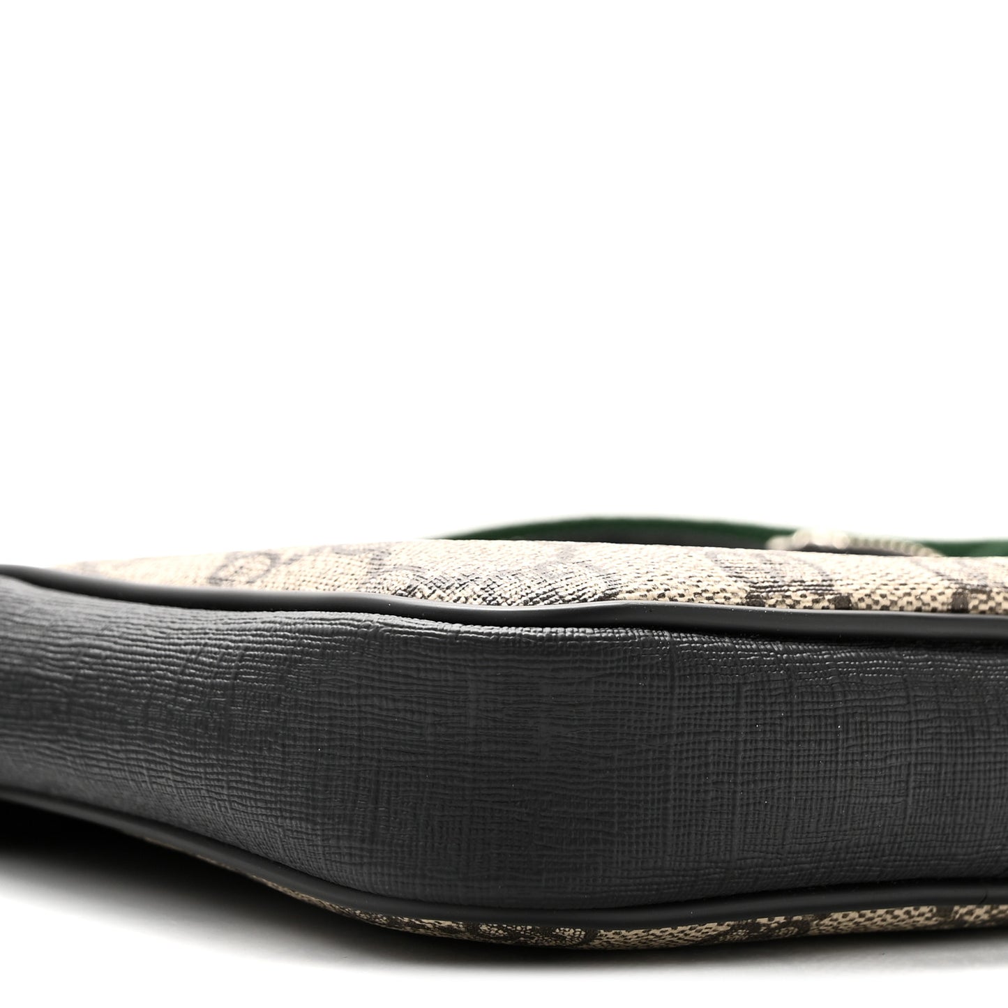 GG Supreme Monogram Web Belt Bag Black