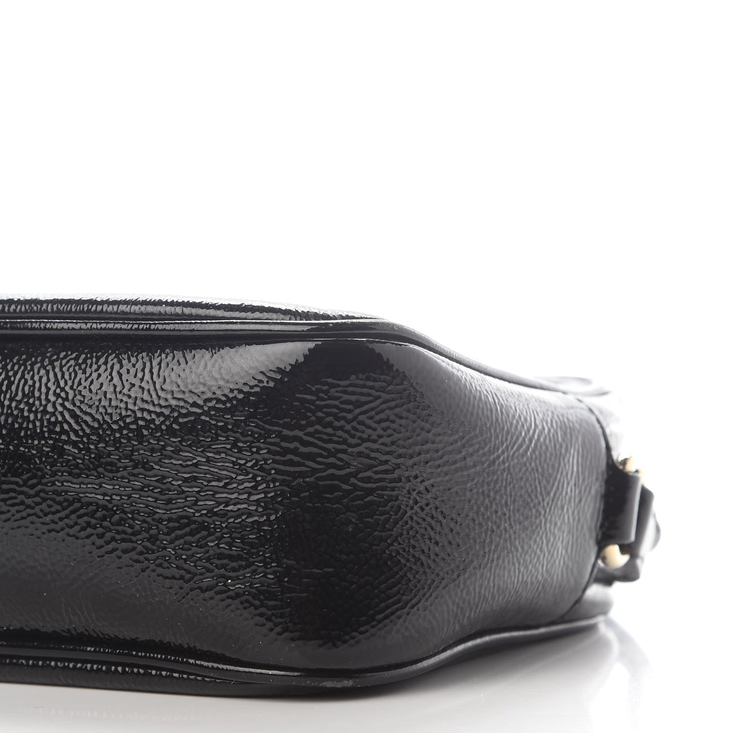 Gucci Soft Patent Small Soho Disco Bag Black 9 of 11