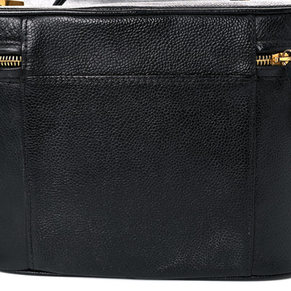 Chanel Caviar CC Vanity Train Case Black 18 of 27