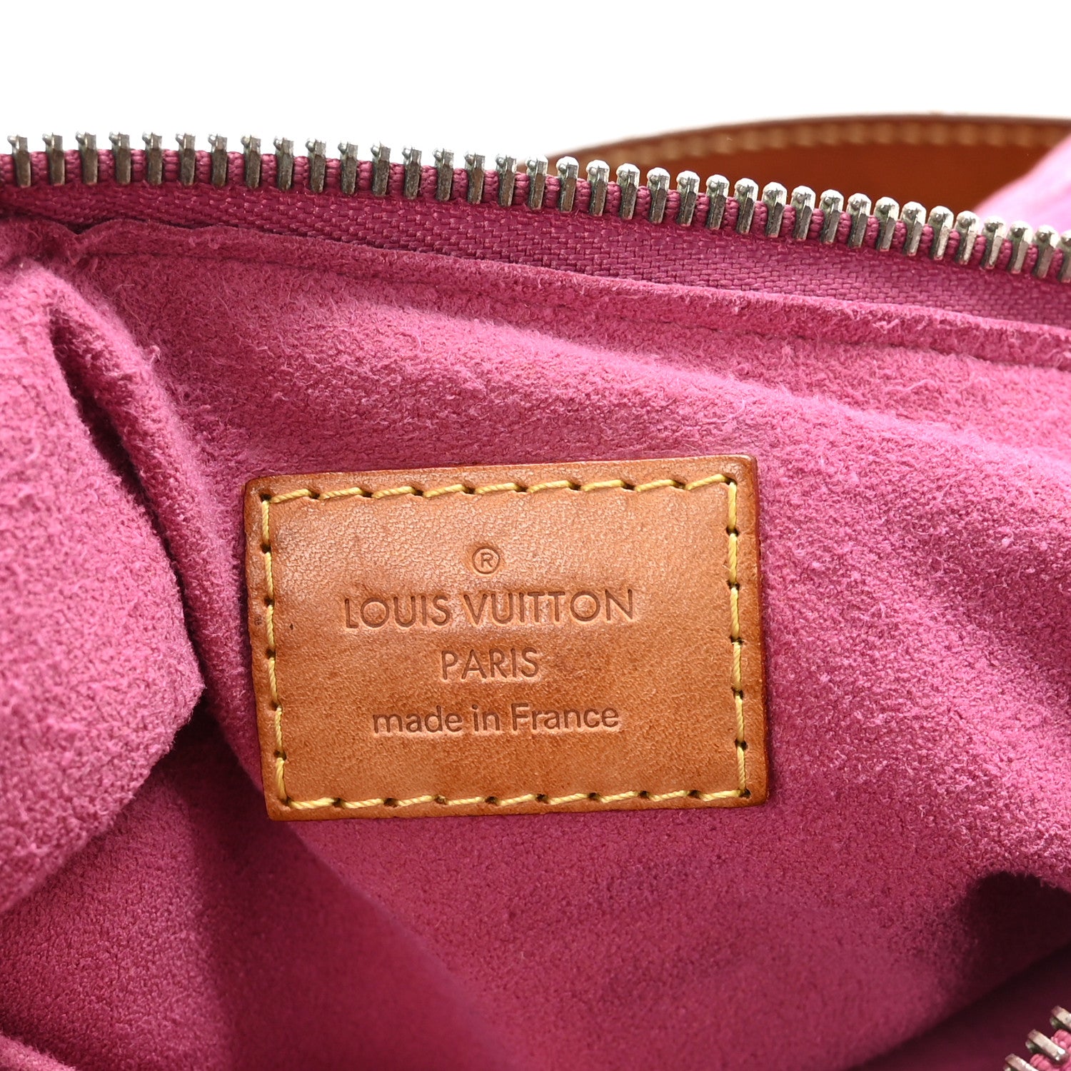 Louis Vuitton Denim Baggy PM Fuchsia 5 of 8