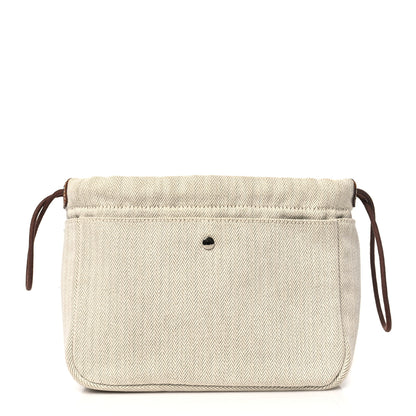 Hermes Canvas Barenia Fourbi 20 PM Pouch Naturel Fauve 1 of 9