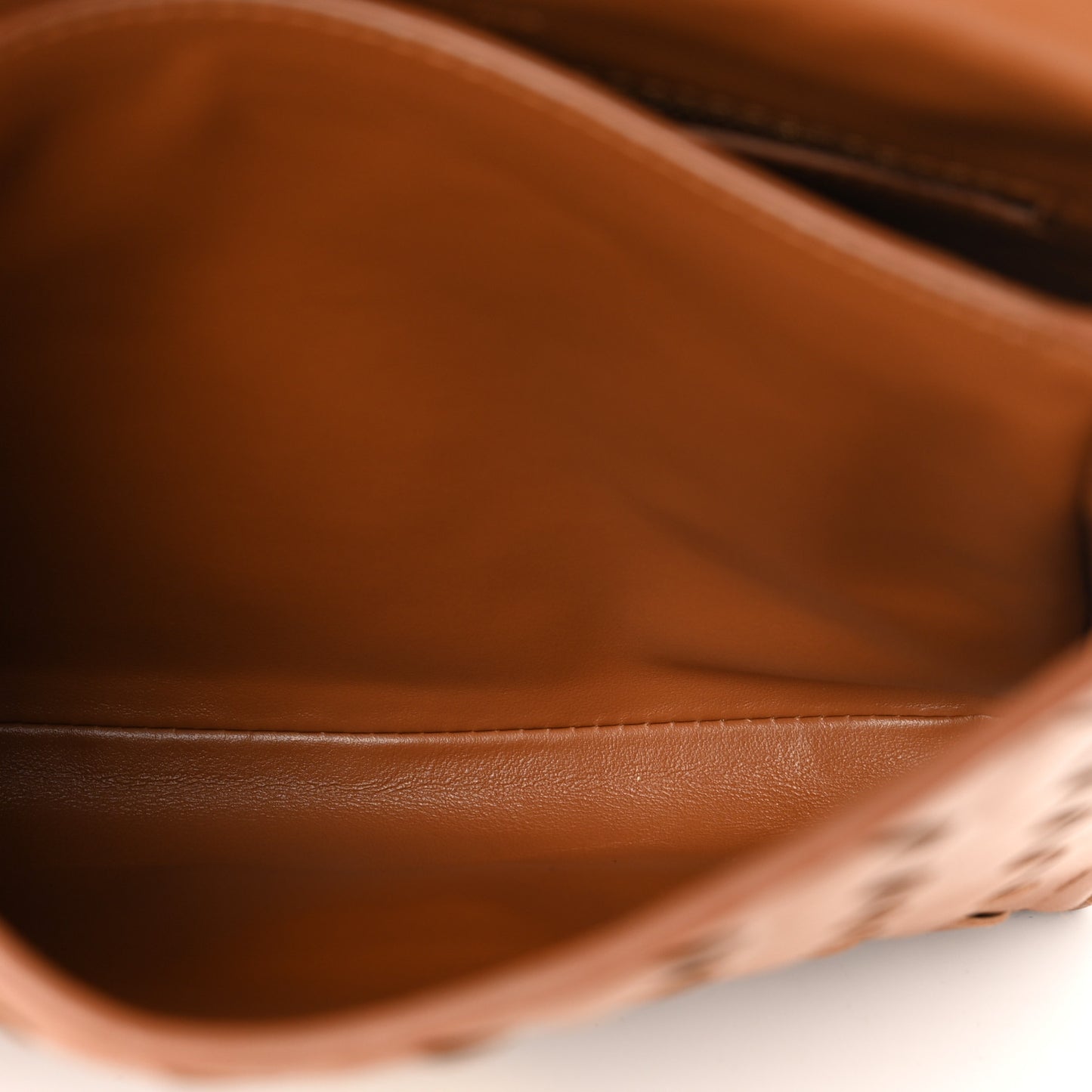 Nappa Intrecciato Mini Crossbody Bag Wood