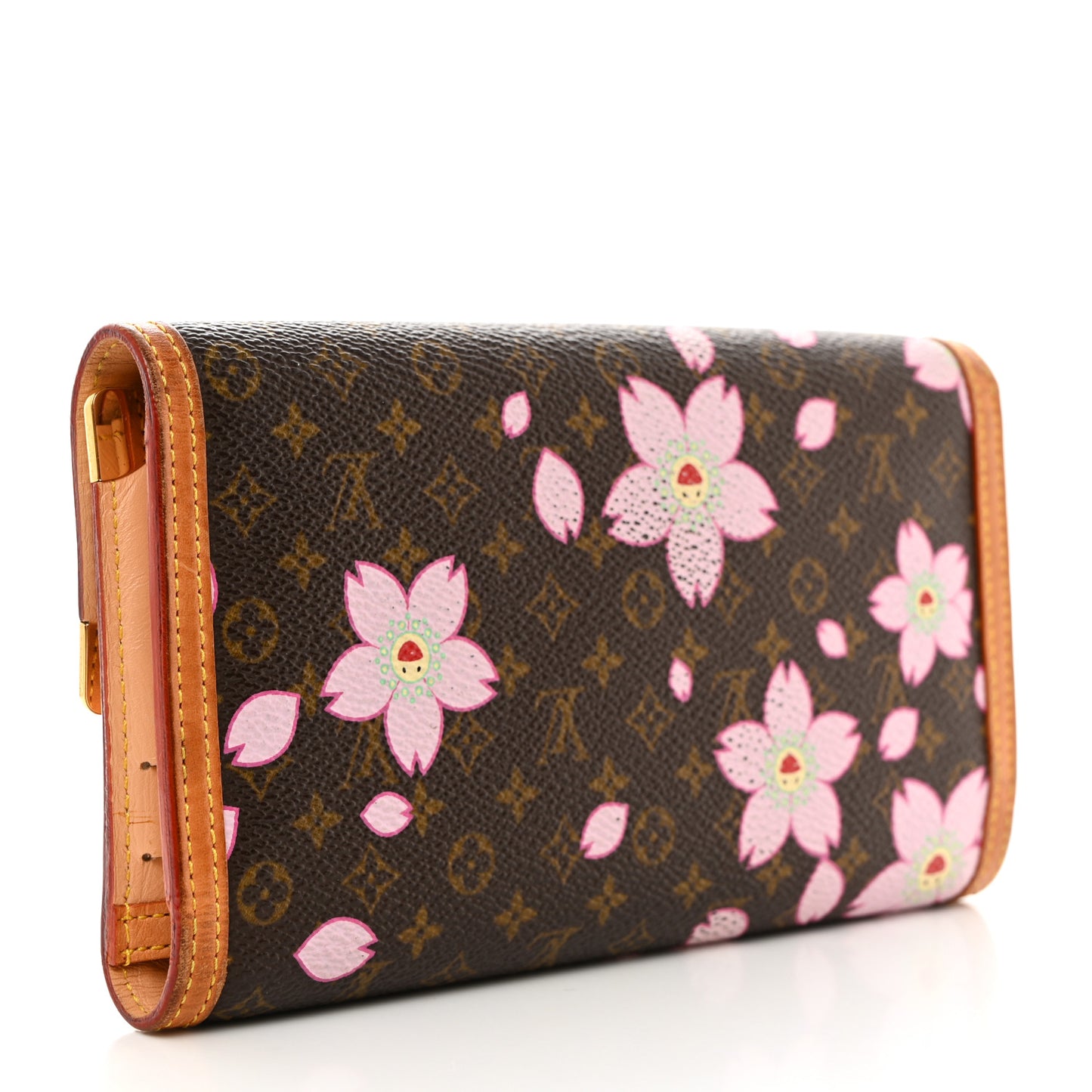 Monogram Cherry Blossom Porte Tresor International Wallet Brown
