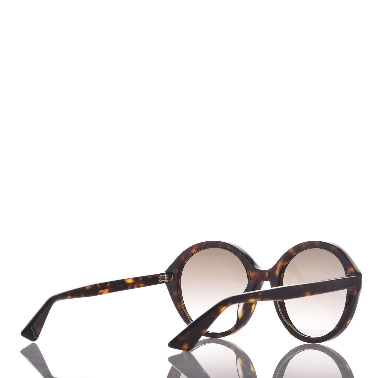 Acetate Round Sunglasses GG 0023S Tortoise