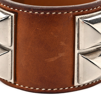 Hermes Barenia Collier De Chien CDC Bracelet S Fauve 6 of 6