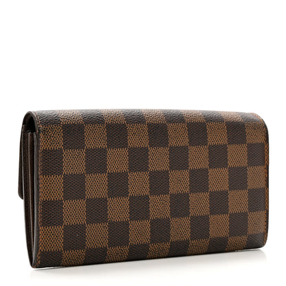 Louis Vuitton Damier Ebene Sarah Wallet 3 of 11