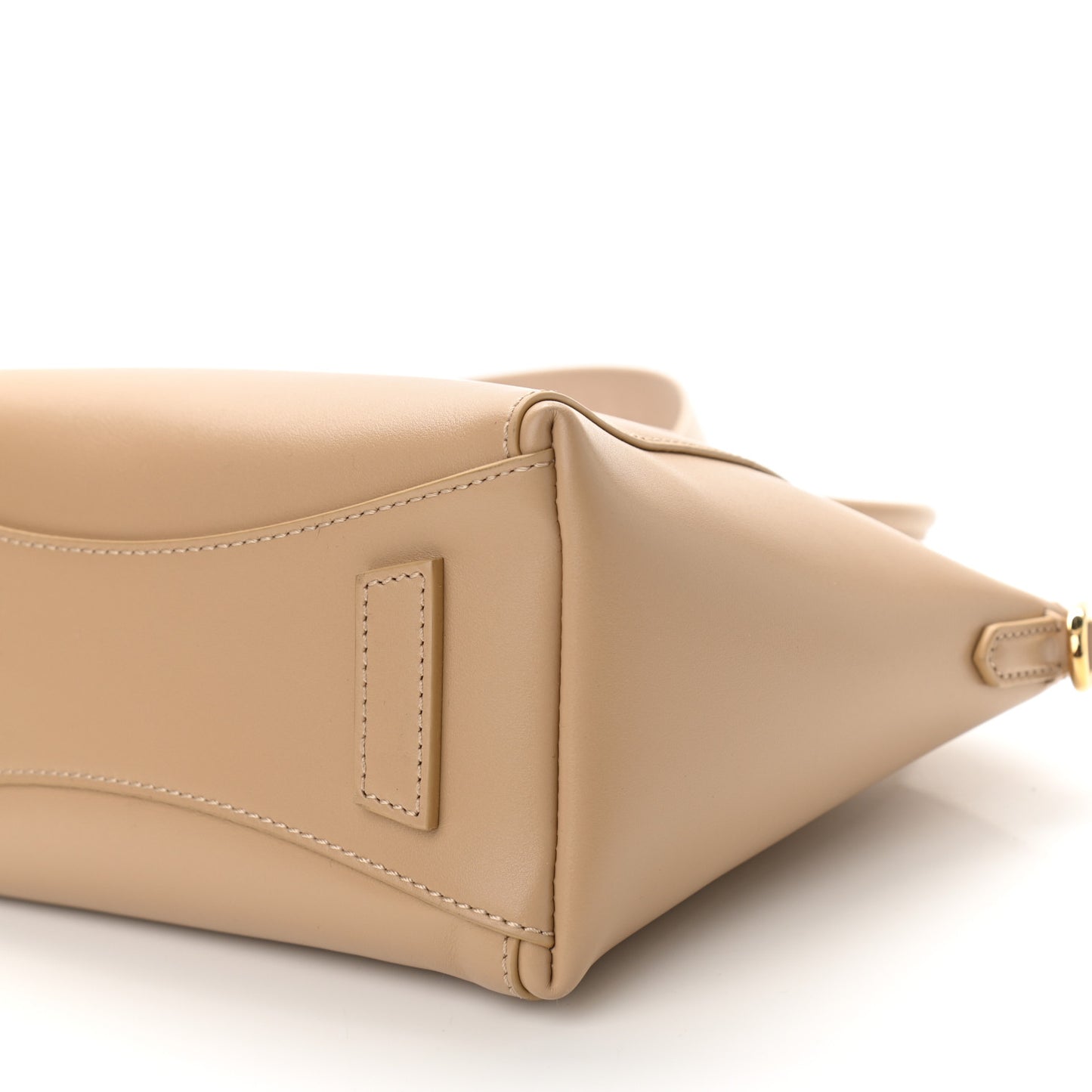 Box Calfskin Mini Sport Antigona Top Handle Bag Beige Cappuccino