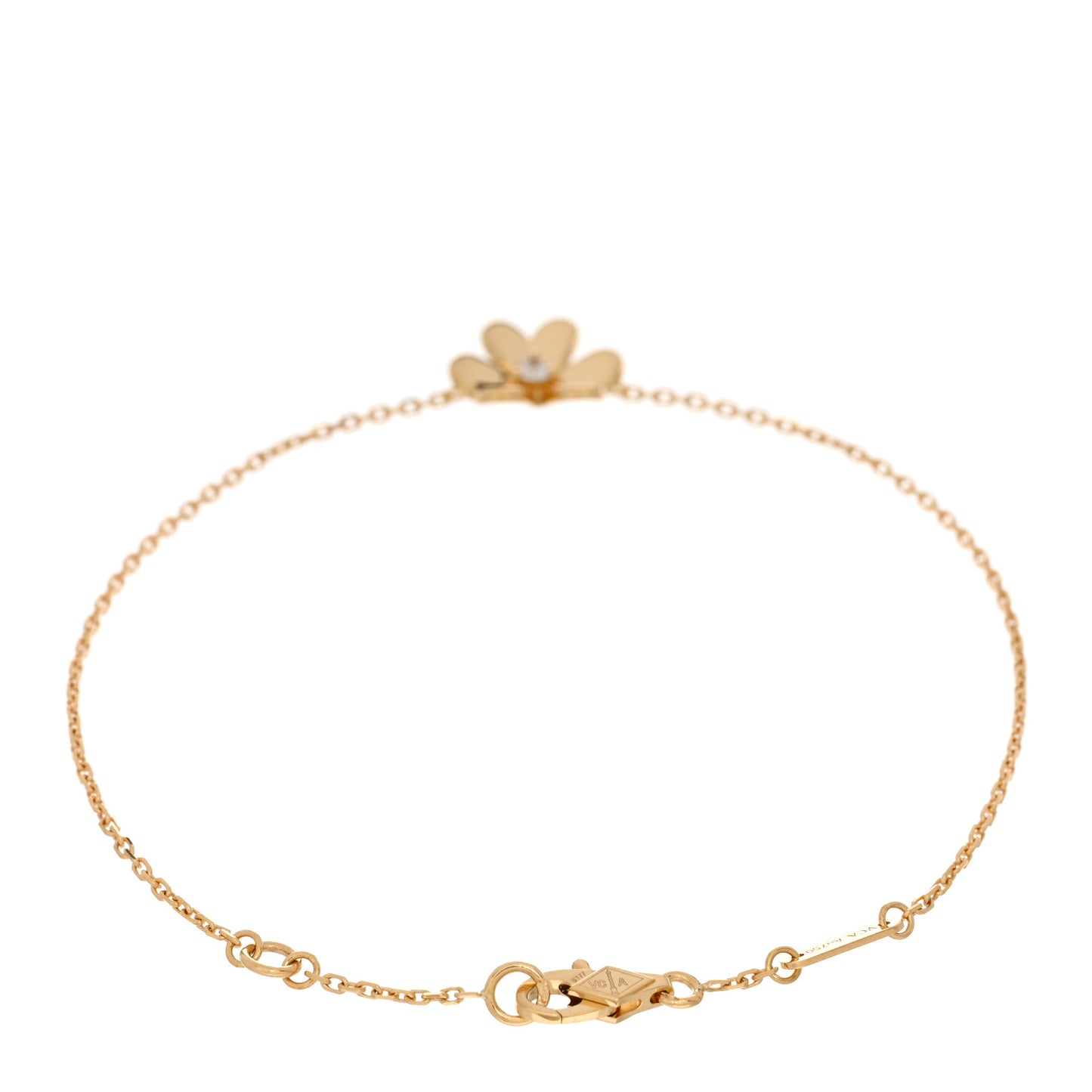 18K Yellow Gold Diamond Mini Frivole Bracelet