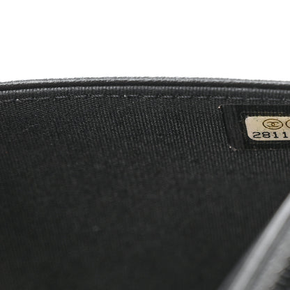 Chanel Caviar Quilted Boy Wallet On Chain WOC Black 6 of 15