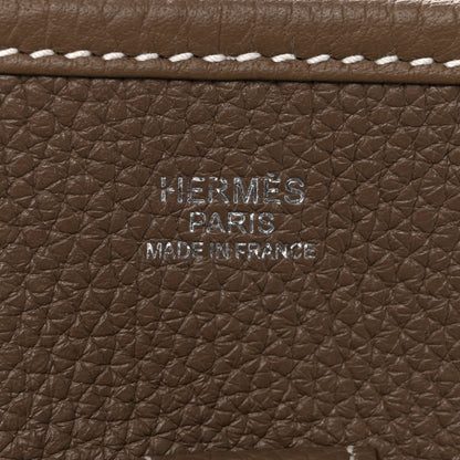 Hermes Taurillon Clemence Evelyne III PM Etoupe 6 of 11