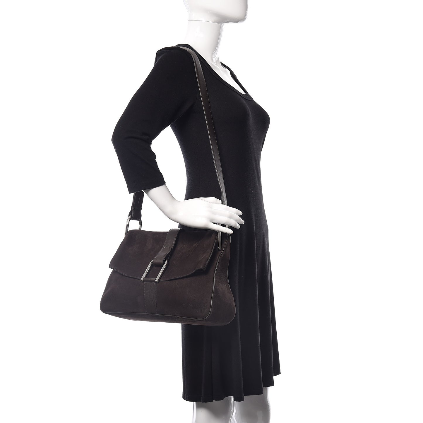 Nubuck Givry Shoulder Bag