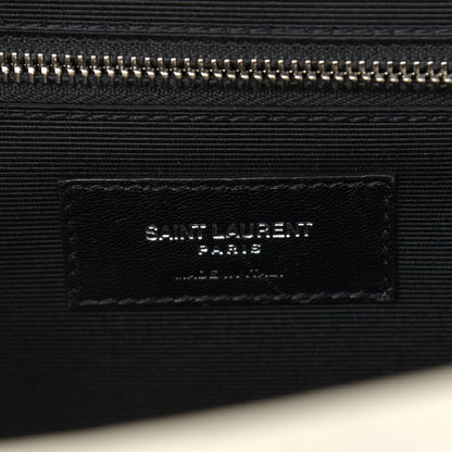 Saint Laurent Grain De Poudre Large Tri-Quilt Monogram Satchel Porcellana 7 of 11