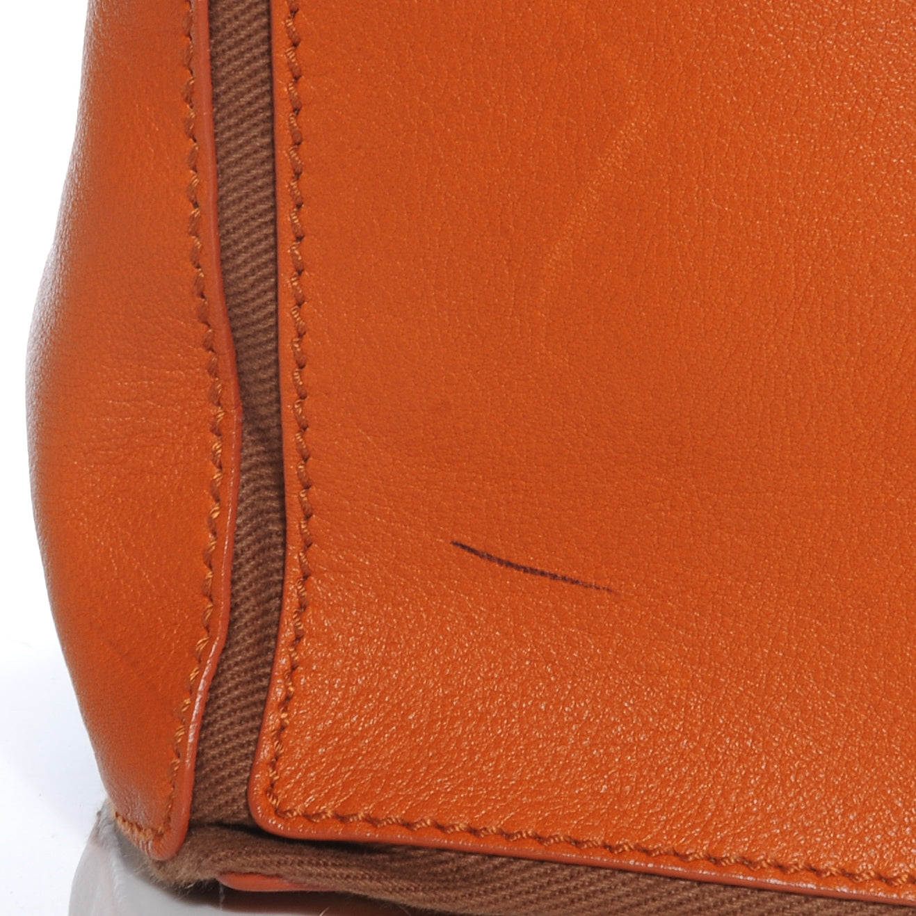 Saint Laurent Leather Muse Two Orange 10 of 10