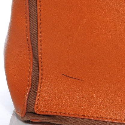 Saint Laurent Leather Muse Two Orange 10 of 10