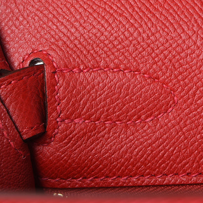 Hermes Epsom Kelly Sellier 32 Rouge Casaque 20 of 39