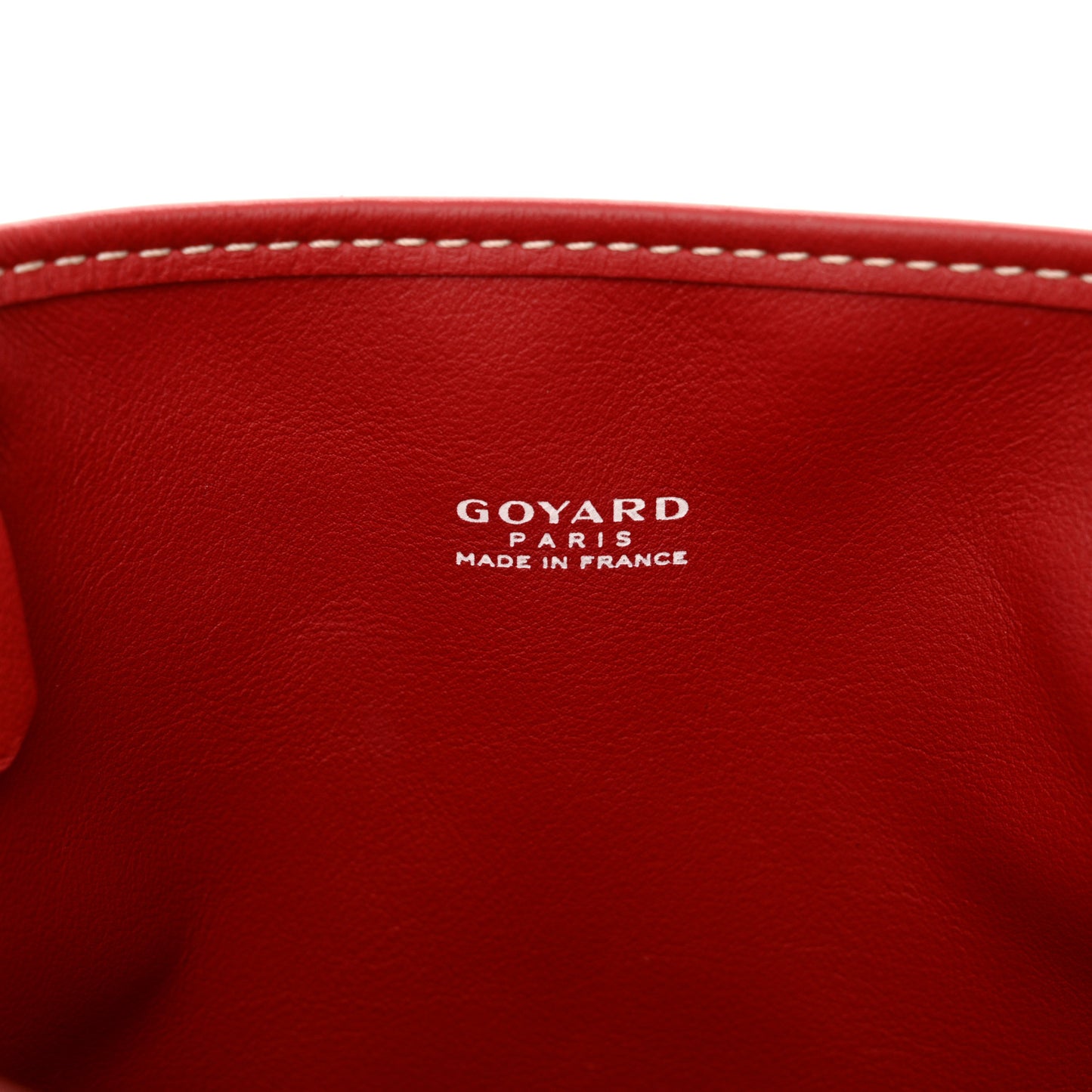 Goyardine Reversible Mini Anjou Red