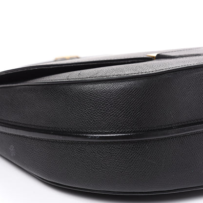Celine Grained Calfskin Medium Trotteur Black 15 of 17