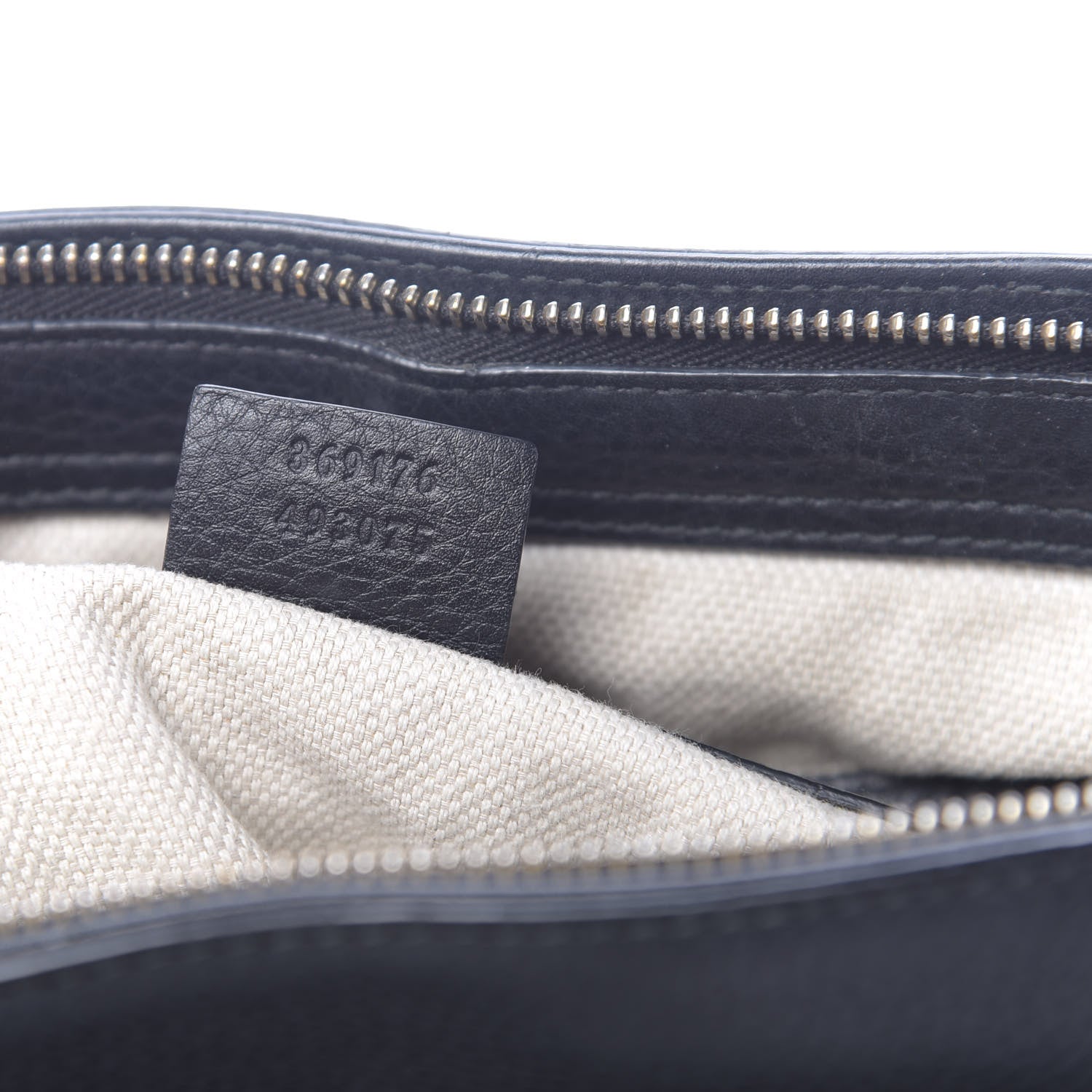 Gucci Pebbled Calfskin Small Soho Top Handle Bag Black 7 of 22